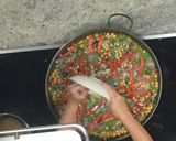 A picture of step 4 of Paella - Valencia Style.