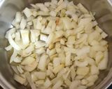 A picture of step 2 of Mushroom risotto.