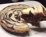 Foto langkah ke 7 dari resep BOLU ZEBRA TANPA OVEN TANPA TELUR TANPA KUKUS TANPA MIXER,ALA DAPUR UMM ALI.