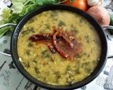 मुंग दाल विथ पालक (Moogdal with spinach recipe in hindi) रेसिपी चरण 10 फोटो