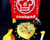 A picture of step 3 of Sooji Rava Halwa Cake.