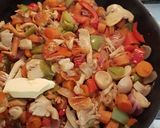Pas rețetă Mămăliguță cu legume și cotlet...sau de post 1 fotografie