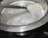 A picture of step 1 of Triple Schezwan fried rice.