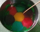 Foto langkah ke 6 dari resep Puding Kaca Lapis Cokelat.