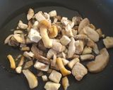 A picture of step 4 of Tagliolini with Porcini Mushrooms and Taleggio Cream.