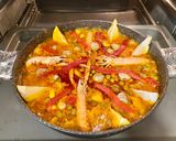 Foto del paso 7 de la receta: “ Arroz meloso” con anillas de pota