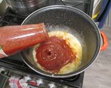 Paradicsomos 🍅 édeskáposzta 🥬 főzelék cukormentesen🚫🍬 recept fázis 3 fotója