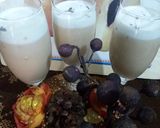A picture of step 5 of Chickoo ice cream  shake.