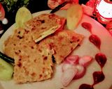 A picture of step 11 of Egg paratha.