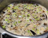 A picture of step 4 of Matar pulao.