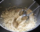 A picture of step 4 of Eggless Peanut Butter Cookies.