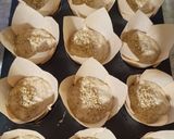 Φωτογραφία βήματος 3 της συνταγής Banana-Muffins «Μισό-Μισό»με αλεύρι ολικής και αλεύρι βρώμης
