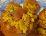 Foto del paso 3 de la receta: Yorkshire pudin relleno de salmón