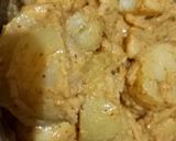 A picture of step 2 of Laccha Paratha with Aloo Sabzi.