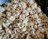 Foto del paso 7 de la receta: Calabacín relleno con pollo y champiñones