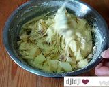 صورة لخطوة 2 من وصفة كيكه 🍏🍏 التفاح السريعة