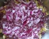 A picture of step 1 of Mix Bhajiya#authors marathon #mum's recipe.