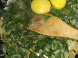 Canastas sin gluten rellenas de espinacas