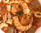 Seblak seafood langkah memasak 6 foto