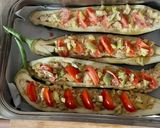 Foto del passaggio 5 della ricetta Melanzane ripiene vegetariane