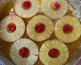 A picture of step 3 of Smoked pineapple upside down cake.