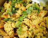 A picture of step 5 of Moong dal kichidi.