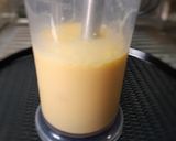 รูปขั้นตอนการทำที่ 1 ของ สมูตตี้มะม่วงน้ำดอกไม้