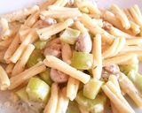 Foto del paso 5 de la receta: Pasta con salsa de Zucchini v champiñones. #Mercado