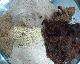 A picture of step 3 of Dry fruit Dates Modak.