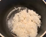 A picture of step 3 of Omu rice.