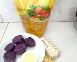 Foto langkah ke 1 dari resep Lumpia Ubi ungu keju lumer.