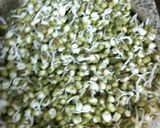 A picture of step 3 of Green Moong Sprouts Salad.