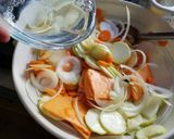 A picture of step 5 of Pesach Vegetable Kugel.