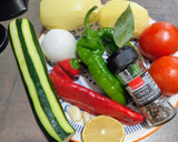 Foto del paso 1 de la receta: Doradas al horno con patatas y verduras