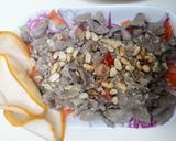 Hình bước làm 5 của món Goi bò tái chanh