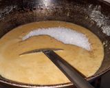 A picture of step 1 of Besan ke ladoo.