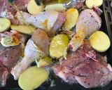Foto del paso 5 de la receta Muslos y contramuslos de pollo asado a la cerveza