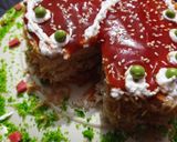 वेजिटेबल हार्ट केक(vegetable heart cake recepie in hindi) रेसिपी चरण 6 फोटो