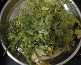 A picture of step 1 of Coriander paratha.