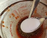 A picture of step 5 of My Homemade Italian Pizza right to the edge. 💖.