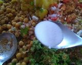 A picture of step 1 of White chana chaat ❤️.