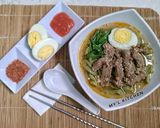 Foto langkah ke 6 dari resep Udon Hijau Kuah Daging Pedas (Home Made).
