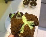 Foto langkah ke 7 dari resep Bolu Kukus Mekar Coklat Pandan.