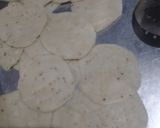 A picture of step 2 of Mathri.
