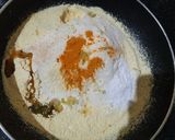 A picture of step 2 of Instant idli dhokla.