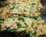 A picture of step 4 of Stuffed Green Chilli Subji.