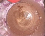 A picture of step 4 of Chocolate Lava cake.