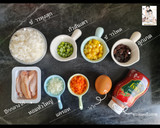 รูปขั้นตอนการทำที่ 1 ของ ข้าวผัดอเมริกัน (เมนูอาหารเด็ก)