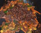 A picture of step 4 of Mexican Rice with Red Sauce.