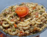 A picture of step 5 of Chicken macroni.